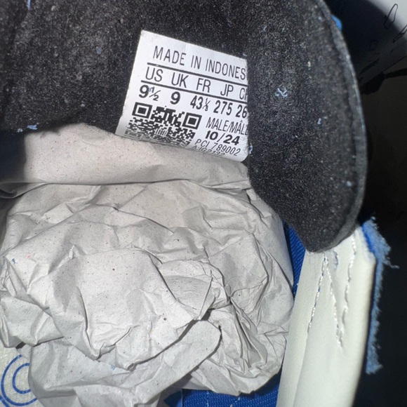 Adidas Royal Blue and White SL 72 Sneakers - Picture 8 of 8